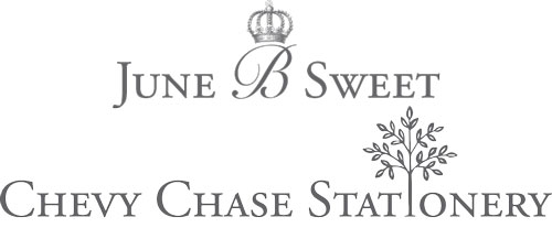 June B Sweet & Chevy Chase Stationery 