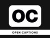 open captions icon